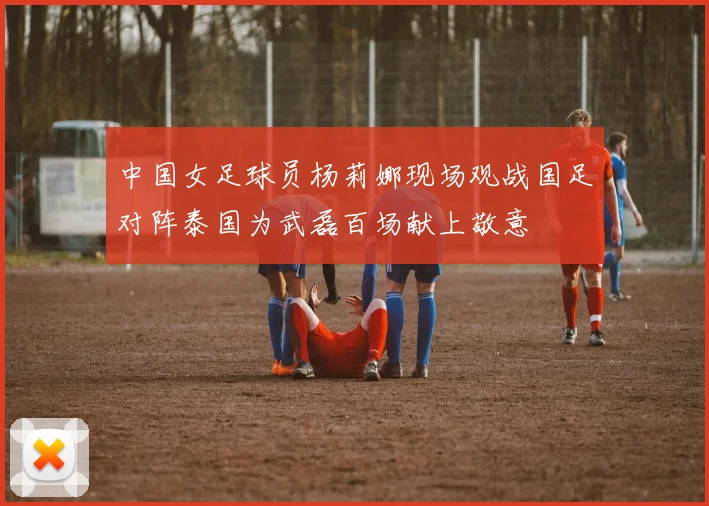 中国女足球员杨莉娜现场观战国足对阵泰国为武磊百场献上敬意